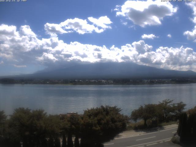 河口湖からの富士山