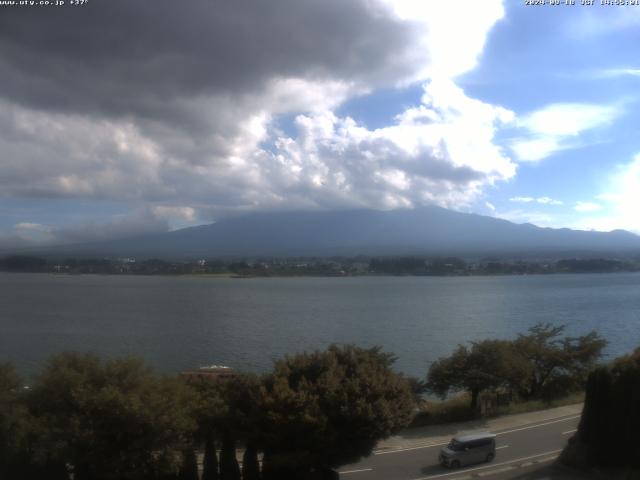 河口湖からの富士山