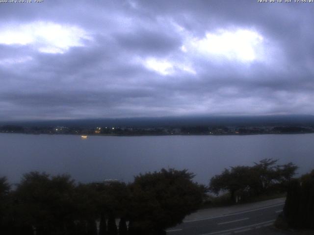 河口湖からの富士山