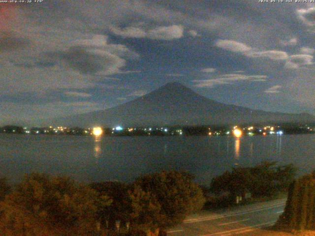 河口湖からの富士山