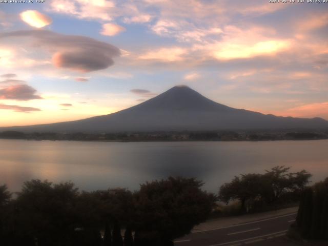 河口湖からの富士山