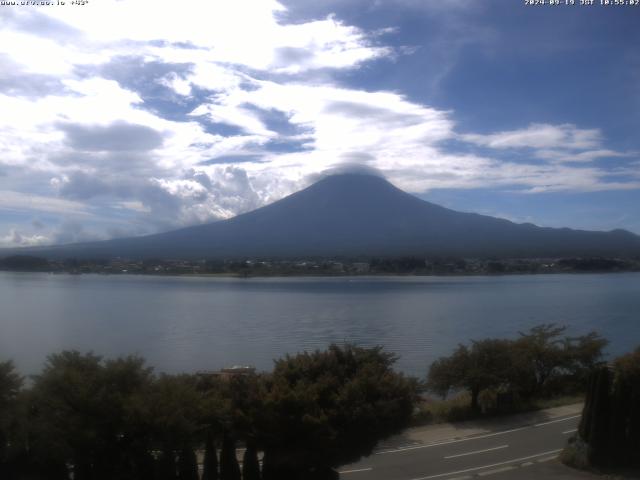 河口湖からの富士山