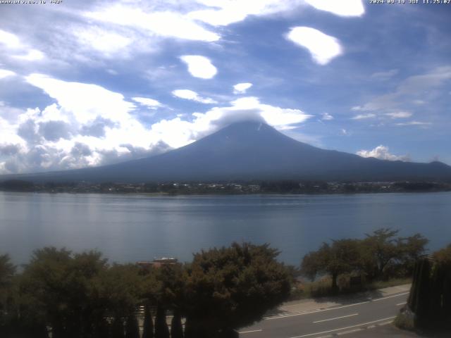 河口湖からの富士山