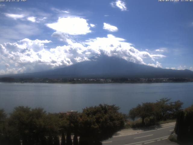 河口湖からの富士山