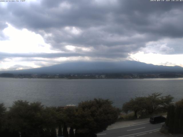 河口湖からの富士山