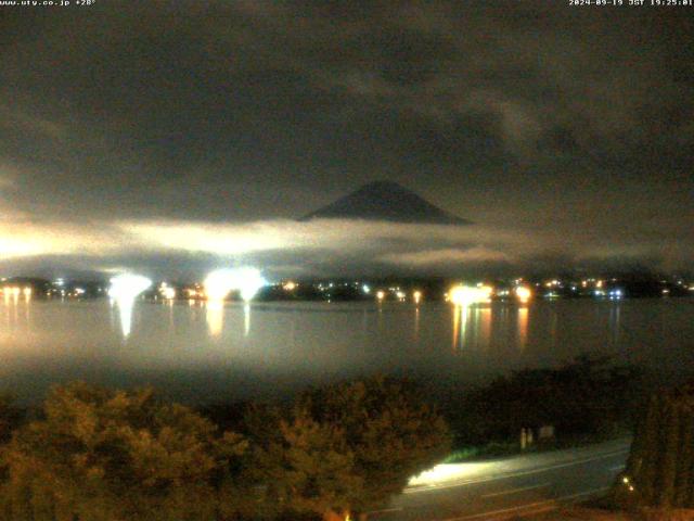 河口湖からの富士山