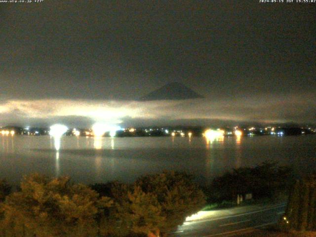 河口湖からの富士山