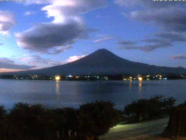 河口湖からの富士山