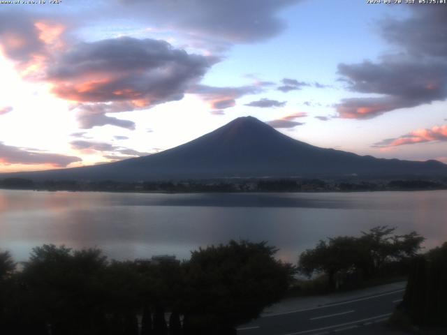 河口湖からの富士山