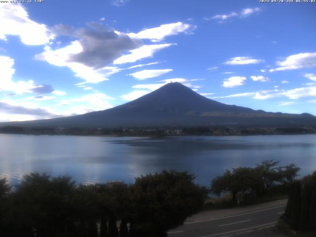 河口湖からの富士山