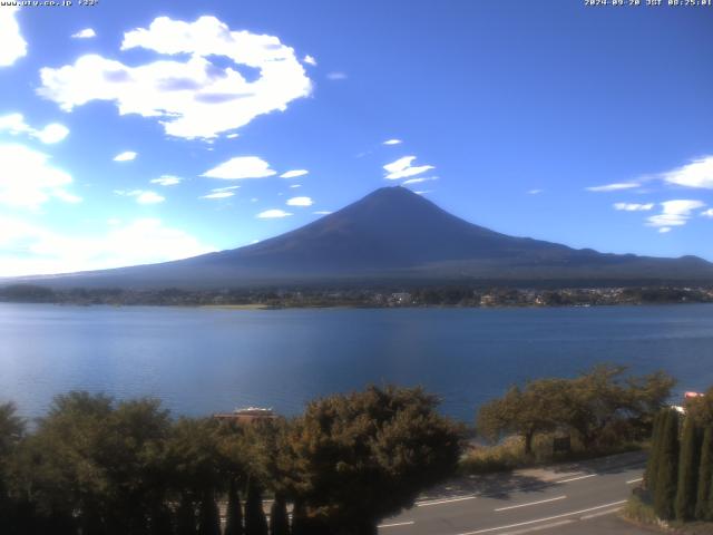 河口湖からの富士山