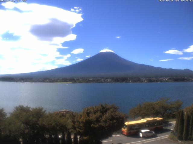 河口湖からの富士山