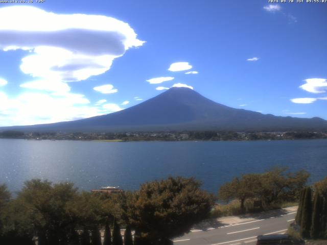 河口湖からの富士山