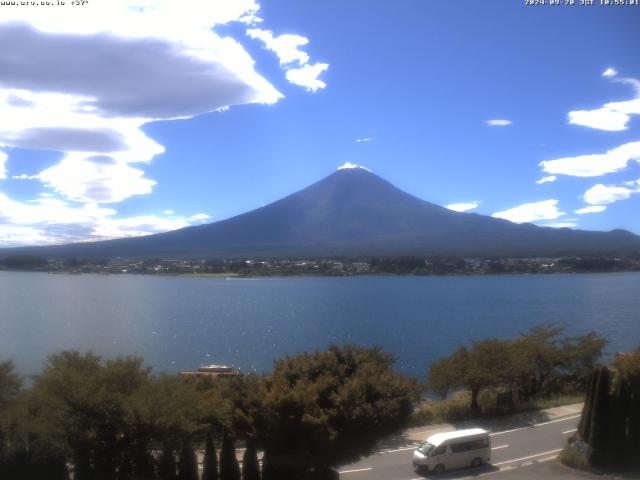 河口湖からの富士山