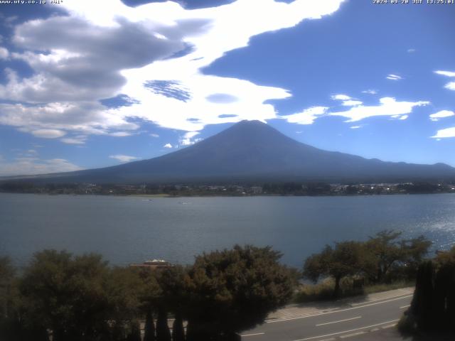 河口湖からの富士山