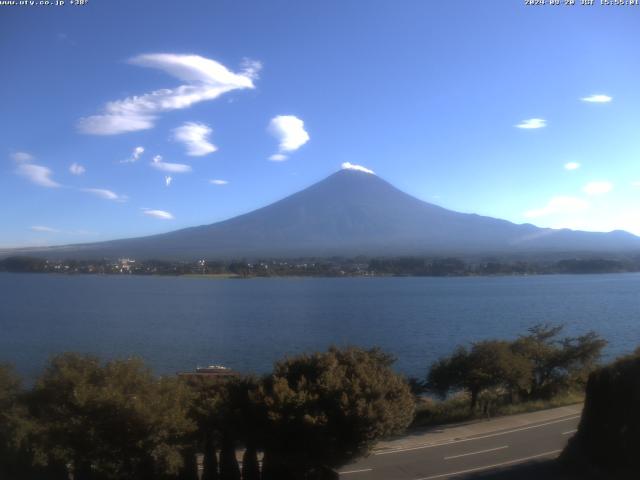 河口湖からの富士山