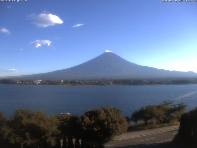 河口湖からの富士山