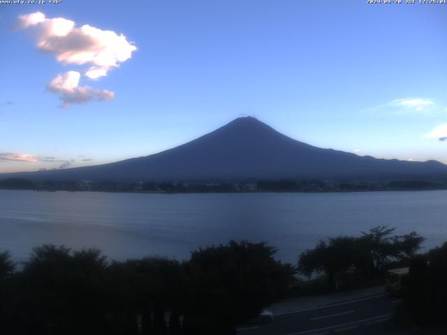 河口湖からの富士山