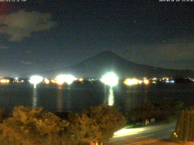 河口湖からの富士山