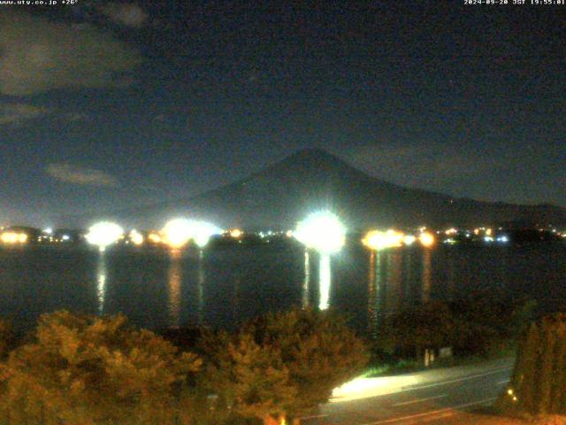 河口湖からの富士山