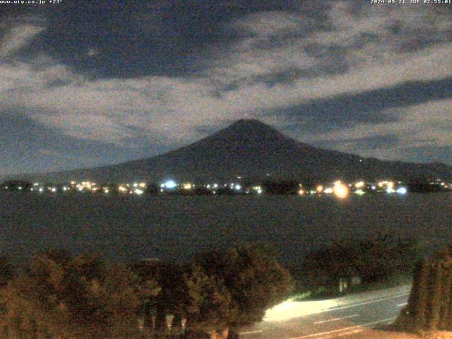 河口湖からの富士山