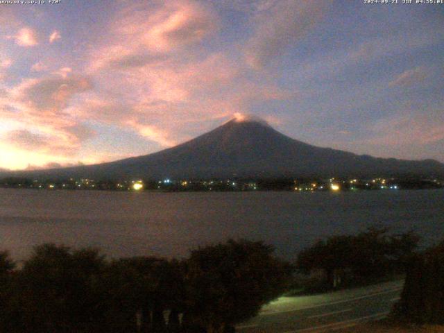 河口湖からの富士山