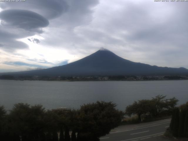 河口湖からの富士山