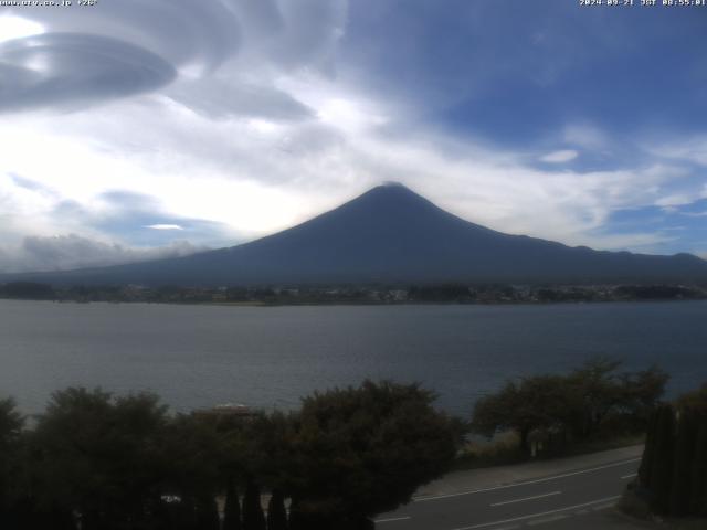 河口湖からの富士山