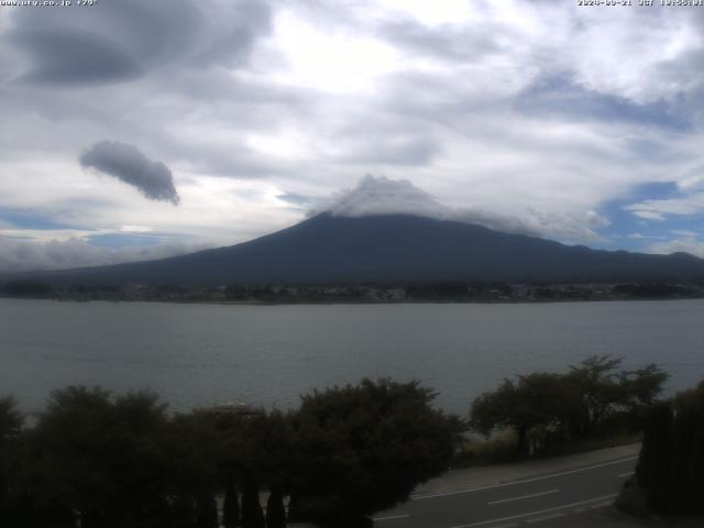 河口湖からの富士山