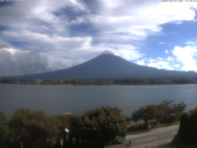 河口湖からの富士山