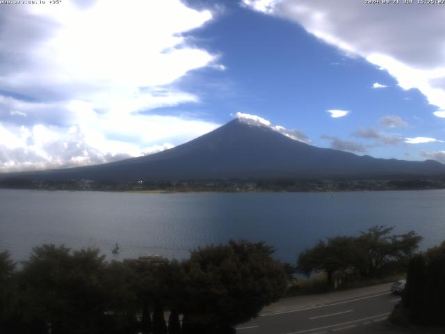 河口湖からの富士山