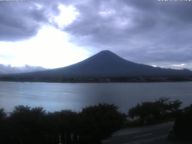 河口湖からの富士山