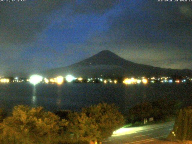 河口湖からの富士山