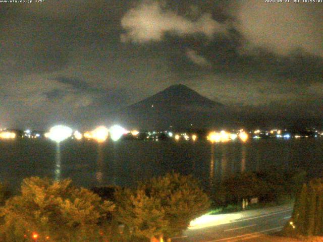 河口湖からの富士山