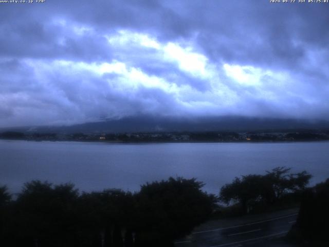 河口湖からの富士山