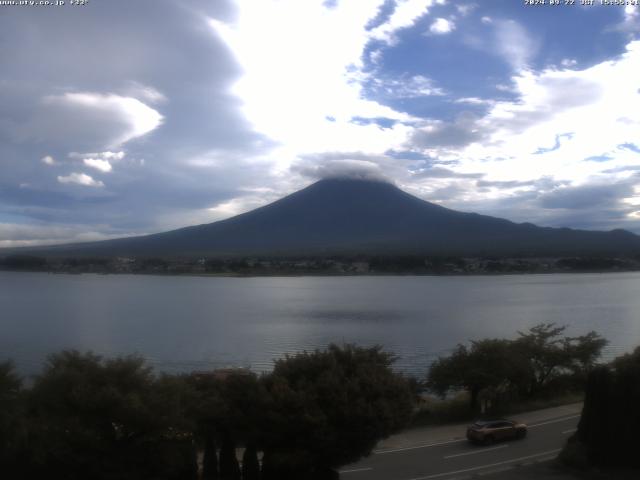 河口湖からの富士山