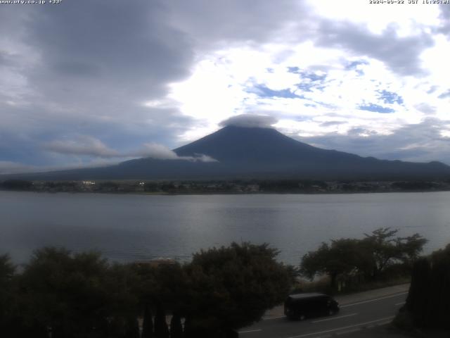 河口湖からの富士山