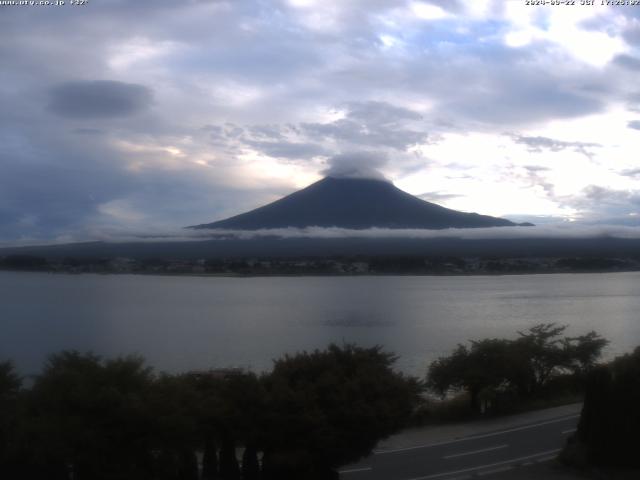 河口湖からの富士山