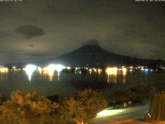 河口湖からの富士山