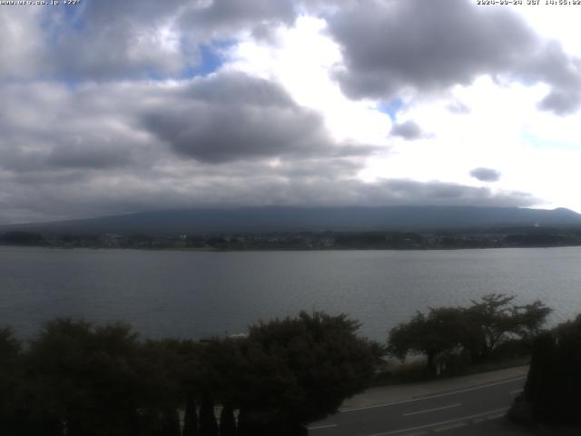 河口湖からの富士山