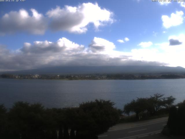 河口湖からの富士山