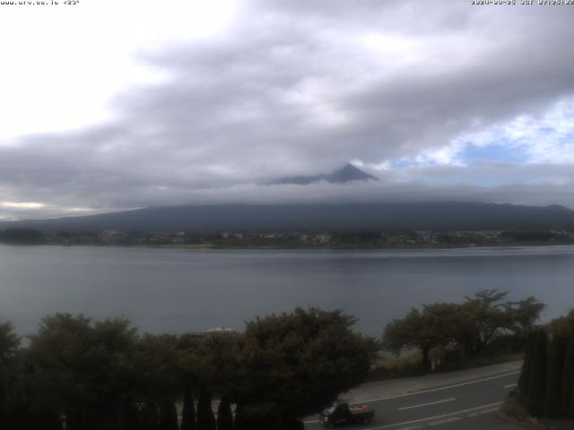 河口湖からの富士山