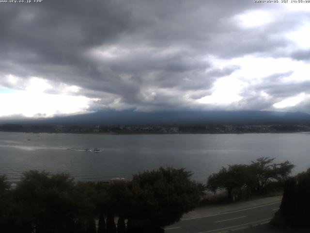 河口湖からの富士山