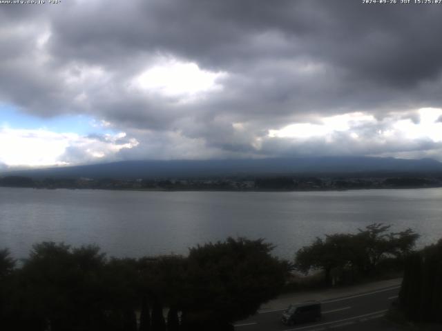 河口湖からの富士山