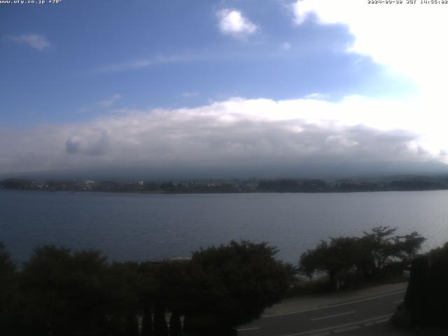 河口湖からの富士山