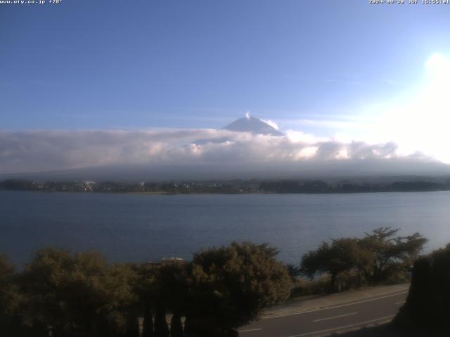 河口湖からの富士山