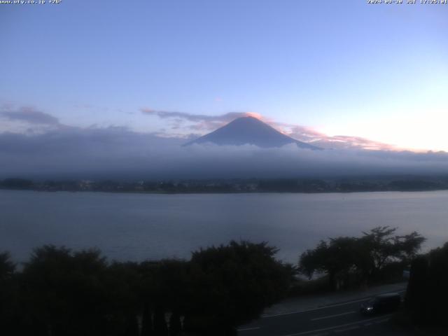 河口湖からの富士山