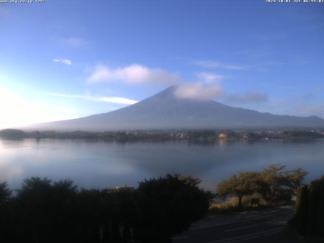 河口湖からの富士山