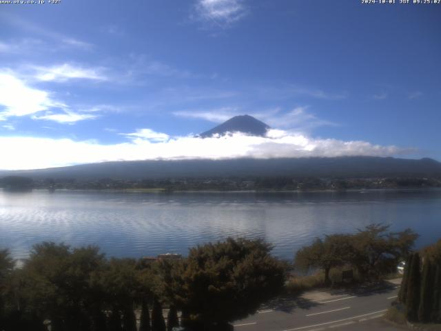 河口湖からの富士山