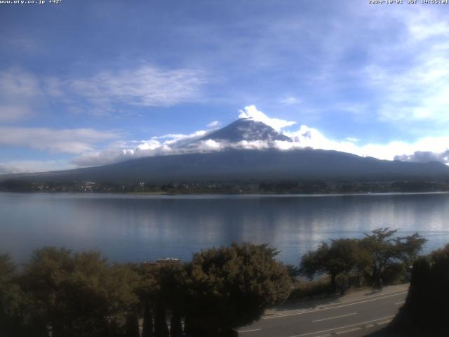 河口湖からの富士山